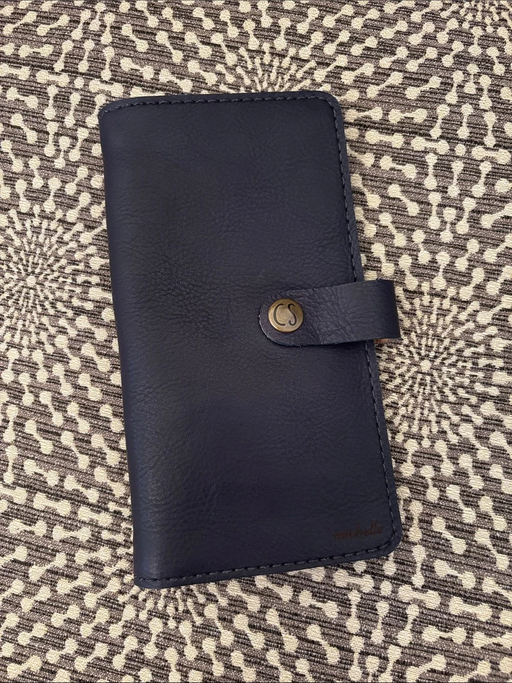 Chic Sparrow Hobonichi Weeks Leather Cover  Blue Travelers Notebook Folio